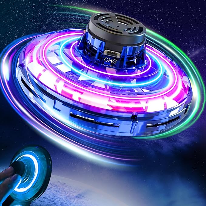 LED Flying Spinner Mini Drone