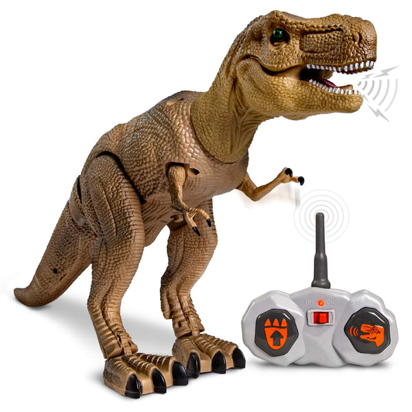 RC Walking T-Rex Dinosaur – Realistic Sounds & Rechargeable